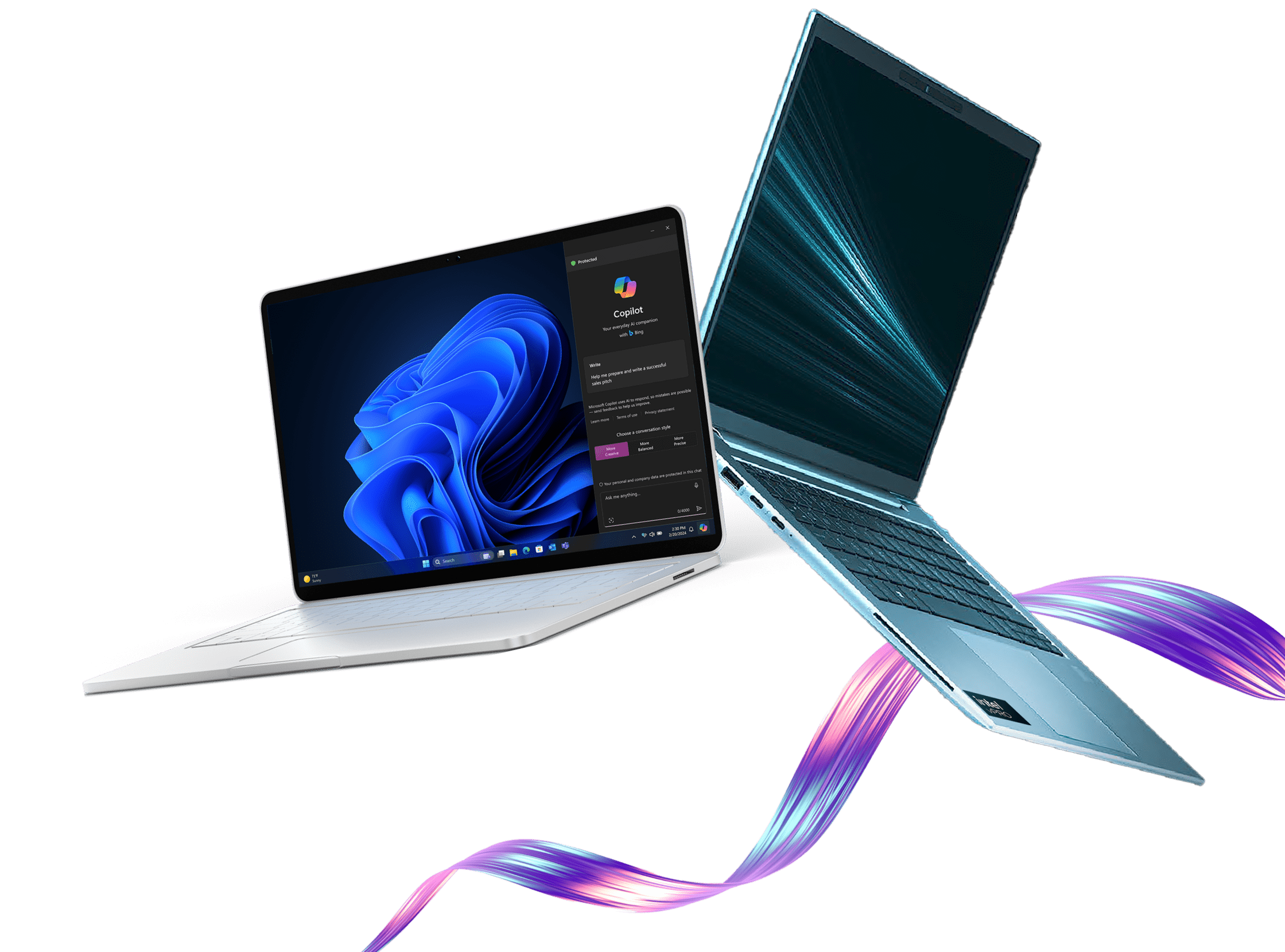 Microsoft and Intel Laptop